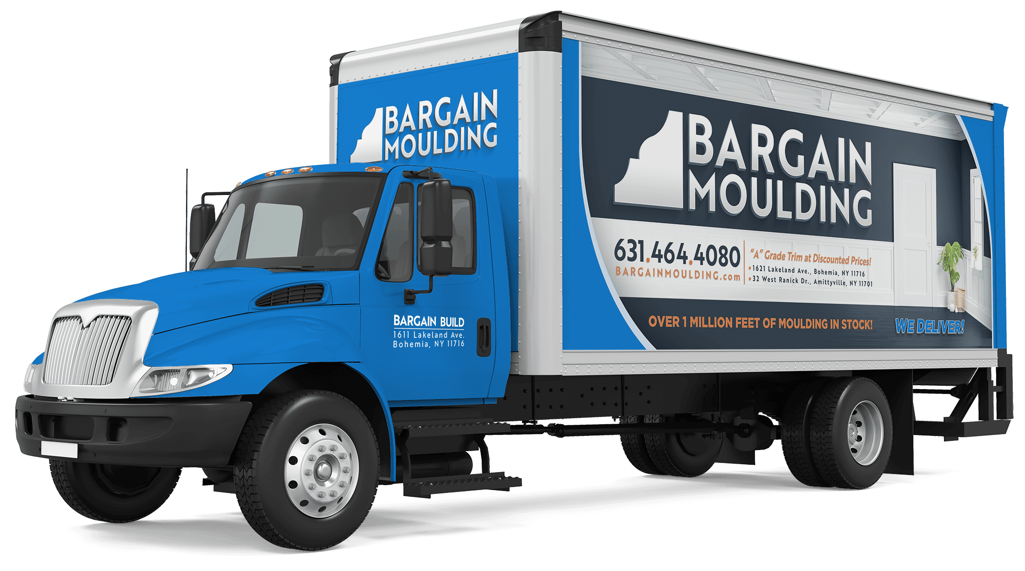 Bargain Moulding Delivery Truck Left Side  